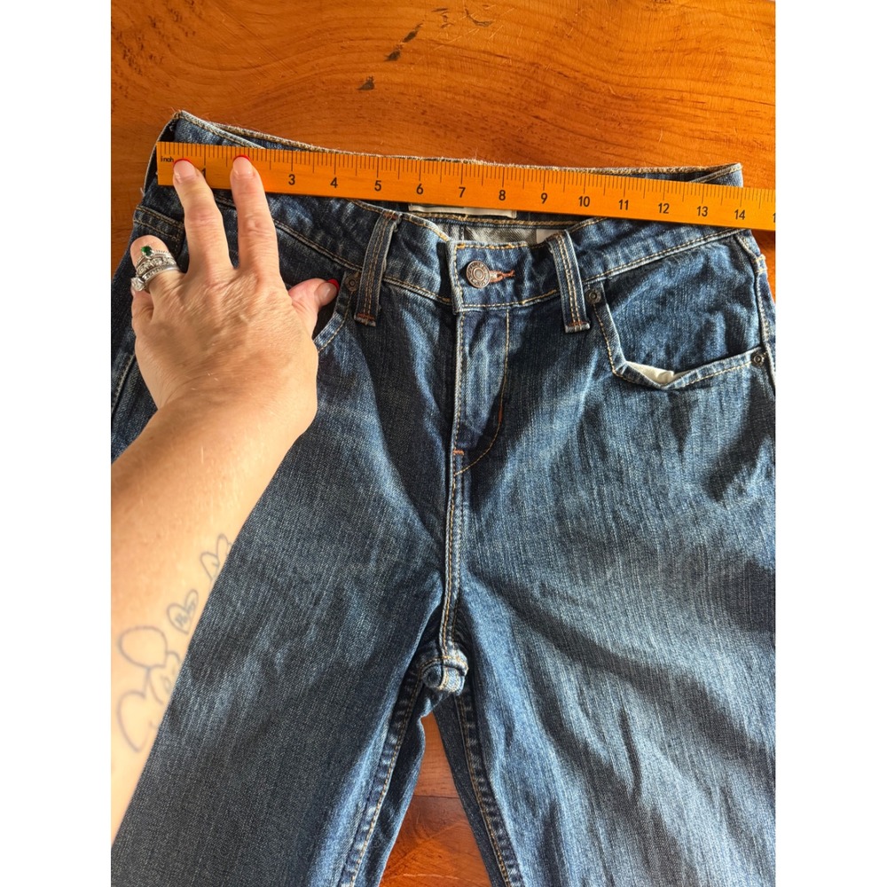 Signature by Levi Strauss & Co Womens Mid Rise Bootcut Jeans Blue Size 4 Medium - Picture 5 of 7